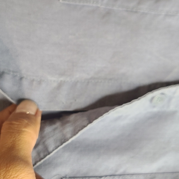 Cloth & Stone blue button down shirt medium - Picture 4 of 12